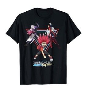 Beyblade Burst Shirt Unisex Child Small Turbo Triangle Group‎ Black Pullover